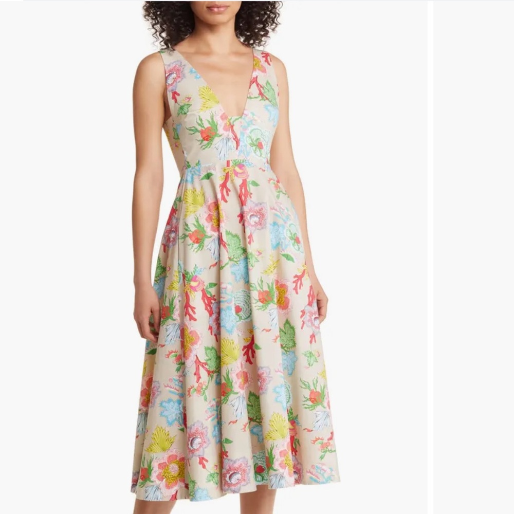 NATORI Amanpulo Floral Dress size 16